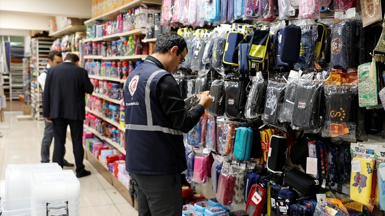 Samsun'da Kırtasiye Ürünlerine Denetim Yapıldı