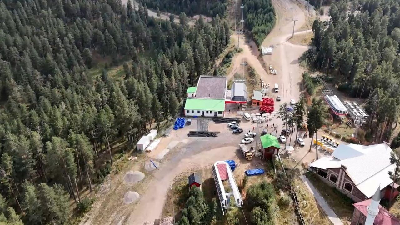 Sarıkamış Kayak Merkezi'nde Suni Karlama Sistemi Kuruluyor