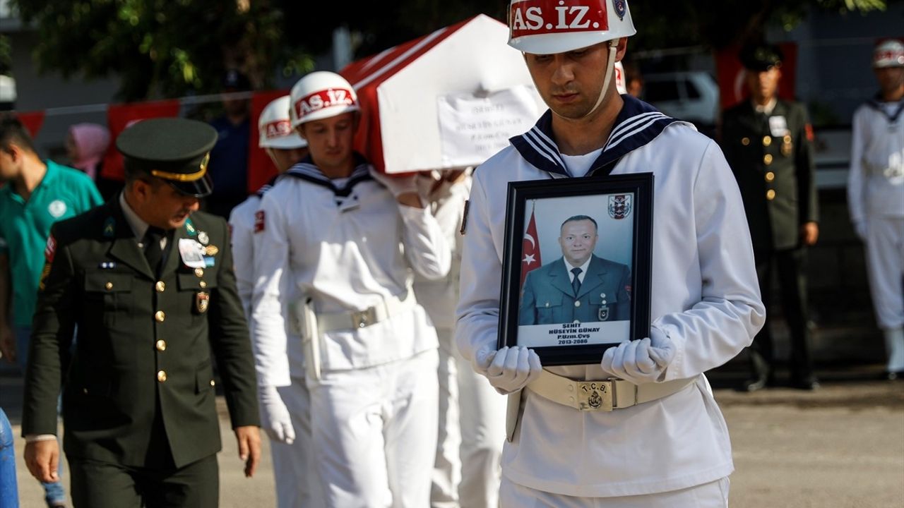 Şehit Piyade Uzman Çavuş Hüseyin Günay, Mersin'de Son Yolculuğuna Uğurlandı
