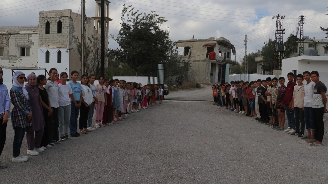 Suriye'nin Bayırbucak Bölgesinde Onarılan Okul Açıldı