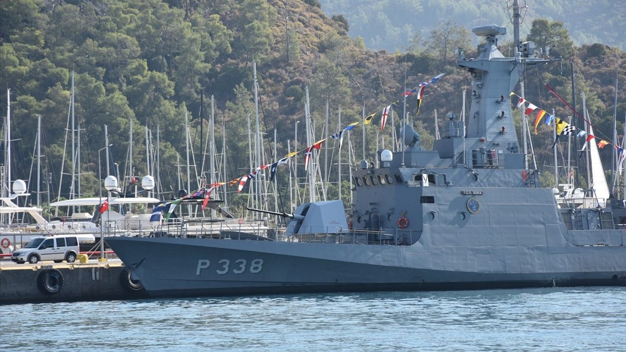 TCG Bora Hücumbotu Muğla'da Ziyarete Açıldı