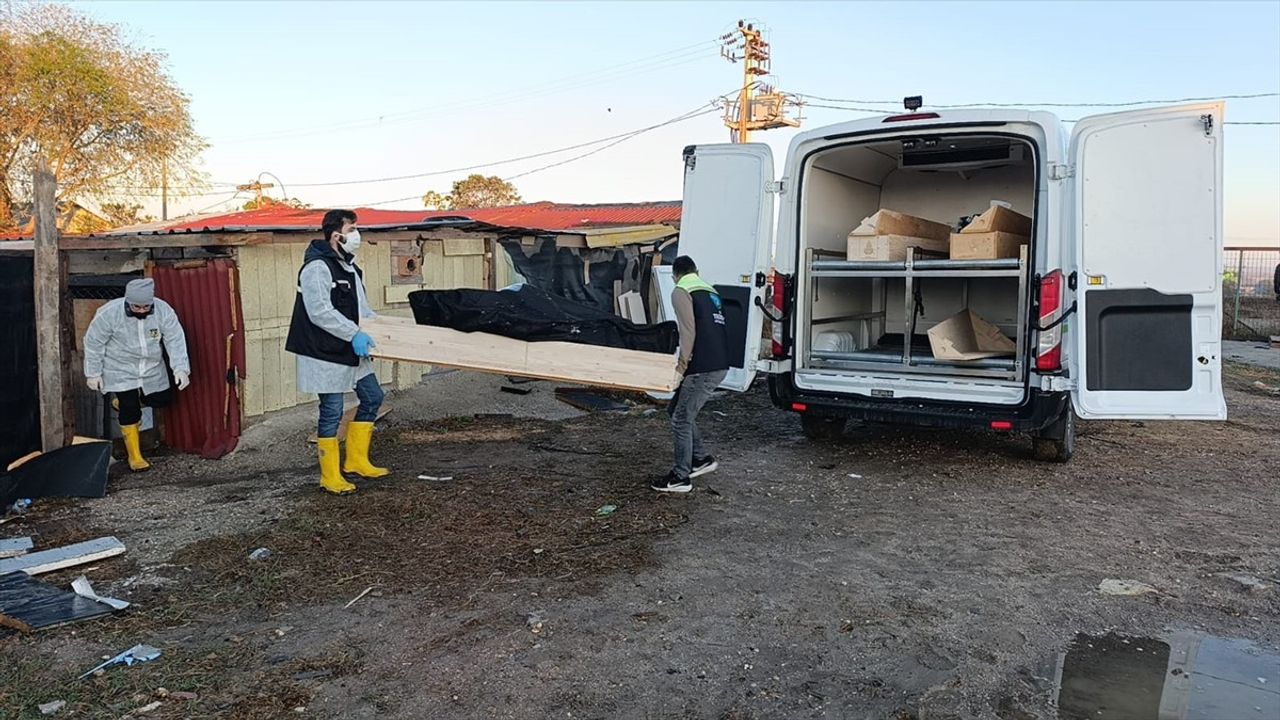 Tekirdağ'da Barakada Yangın: Bir Kadın Hayatını Kaybetti