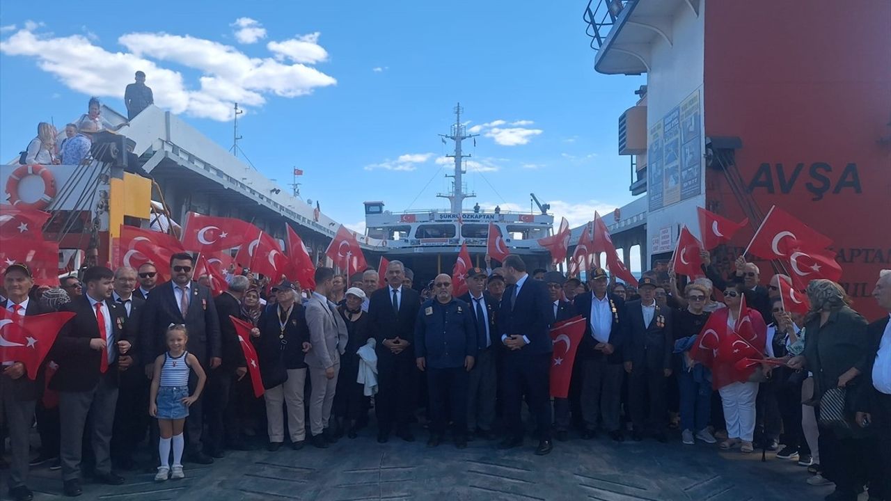 Tekirdağ'da Gaziler Günü için Anlamlı Tekne Turu