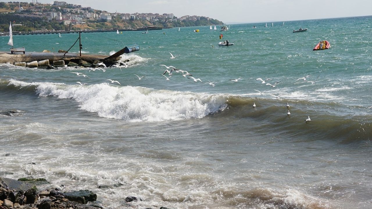 Tekirdağ'da Poyrazın Deniz Ulaşımına Etkileri