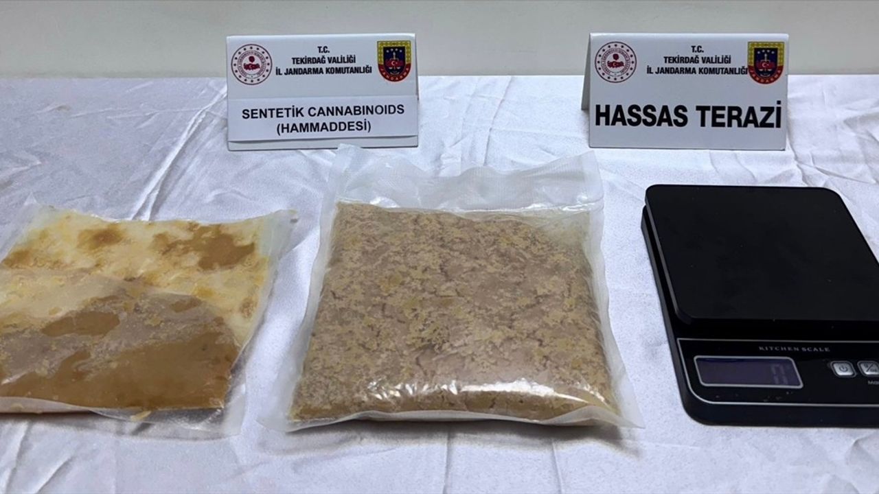 Tekirdağ'da Uyuşturucu Operasyonu: 1 Kilo 36 Gram Sentetik Madde Ele Geçirildi