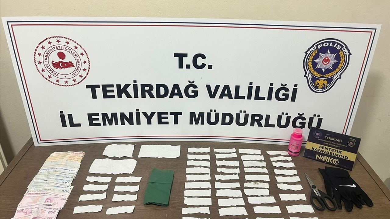 Tekirdağ'da Uyuşturucu Operasyonu: 10 TUTUKLAMA