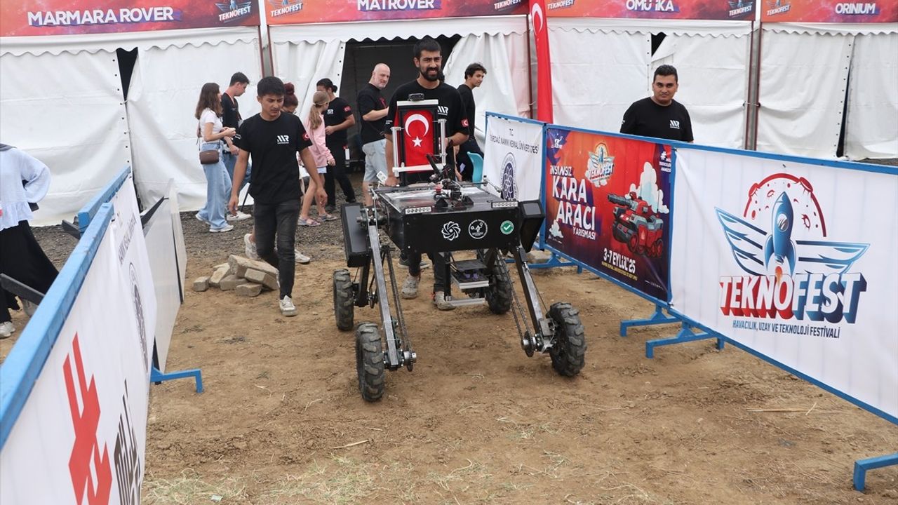 TEKNOFEST İnsansız Kara Aracı Yarışması Tekirdağ'da Devam Ediyor