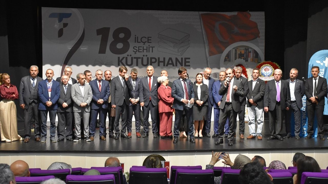 Trabzon'da Şehitler İçin Kütüphane Açılışı