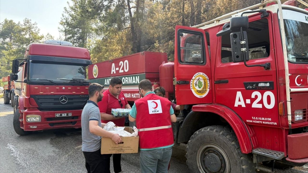 Türk Kızılay Orman Yangınları İçin Seferber Oldu