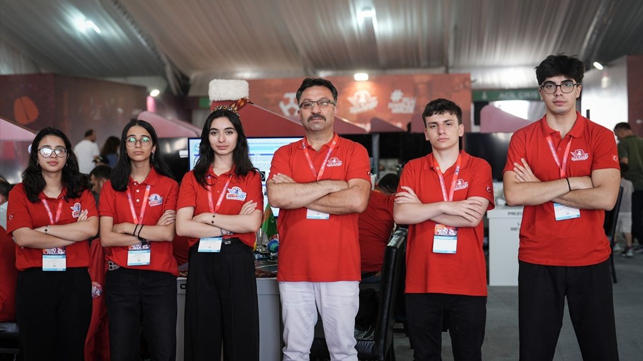 Türkmenistan Aşkabat Türk Anadolu Lisesi TEKNOFEST'e Katıldı