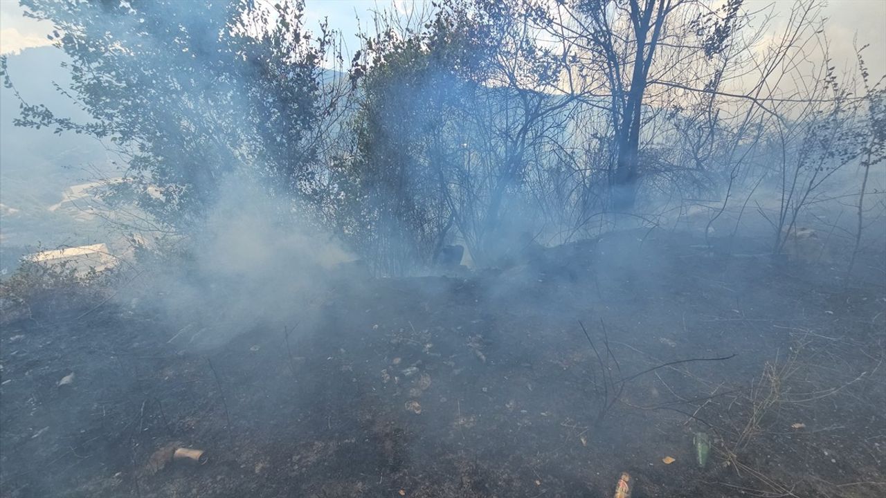 Zonguldak'ta Ortaya Çıkan Yangın Kontrol Altına Alındı