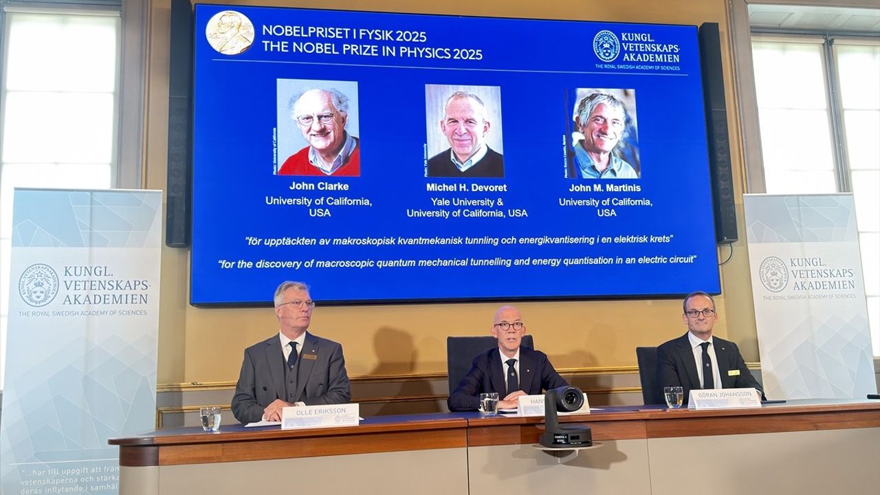 2025 Nobel Fizik Ödülü Sahipleri Açıklandı
