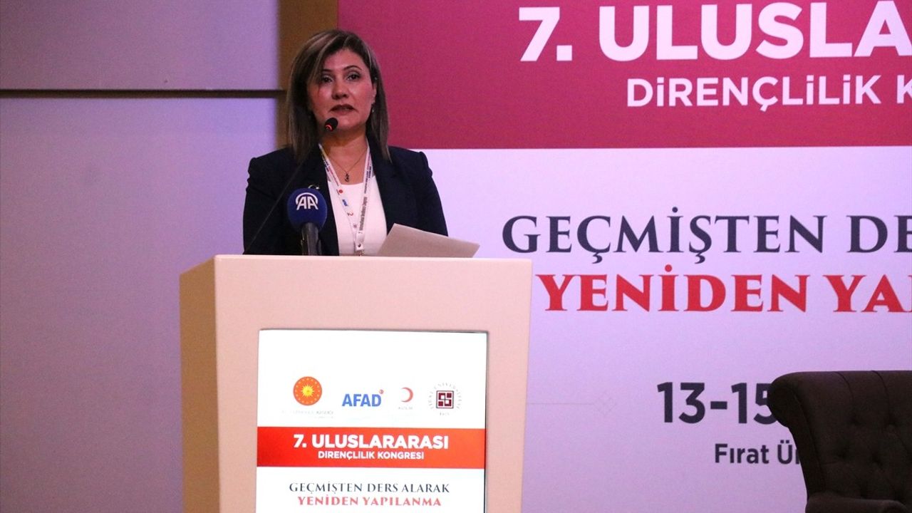 7. Uluslararası Afet ve Dirençlilik Kongresi Elazığ'da Tamamlandı