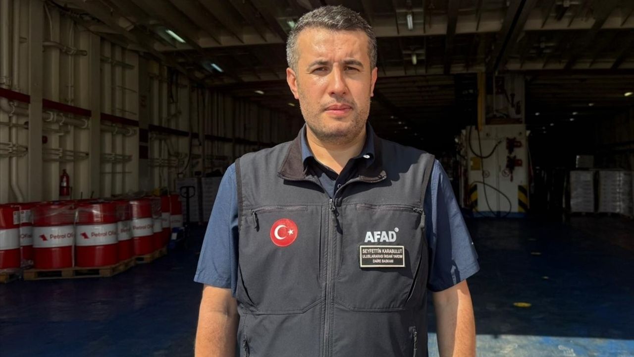 AFAD'dan Gazze'ye İlk İnsani Yardım Gemisi Açıklaması