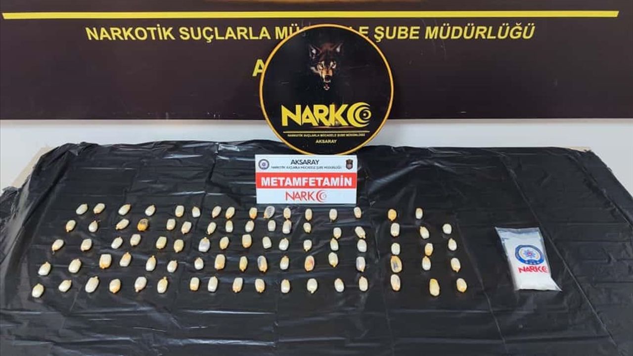 Aksaray'da Uyuşturucu Taşırken Yakalanan İran Uyruklu Şüpheli Tutuklandı