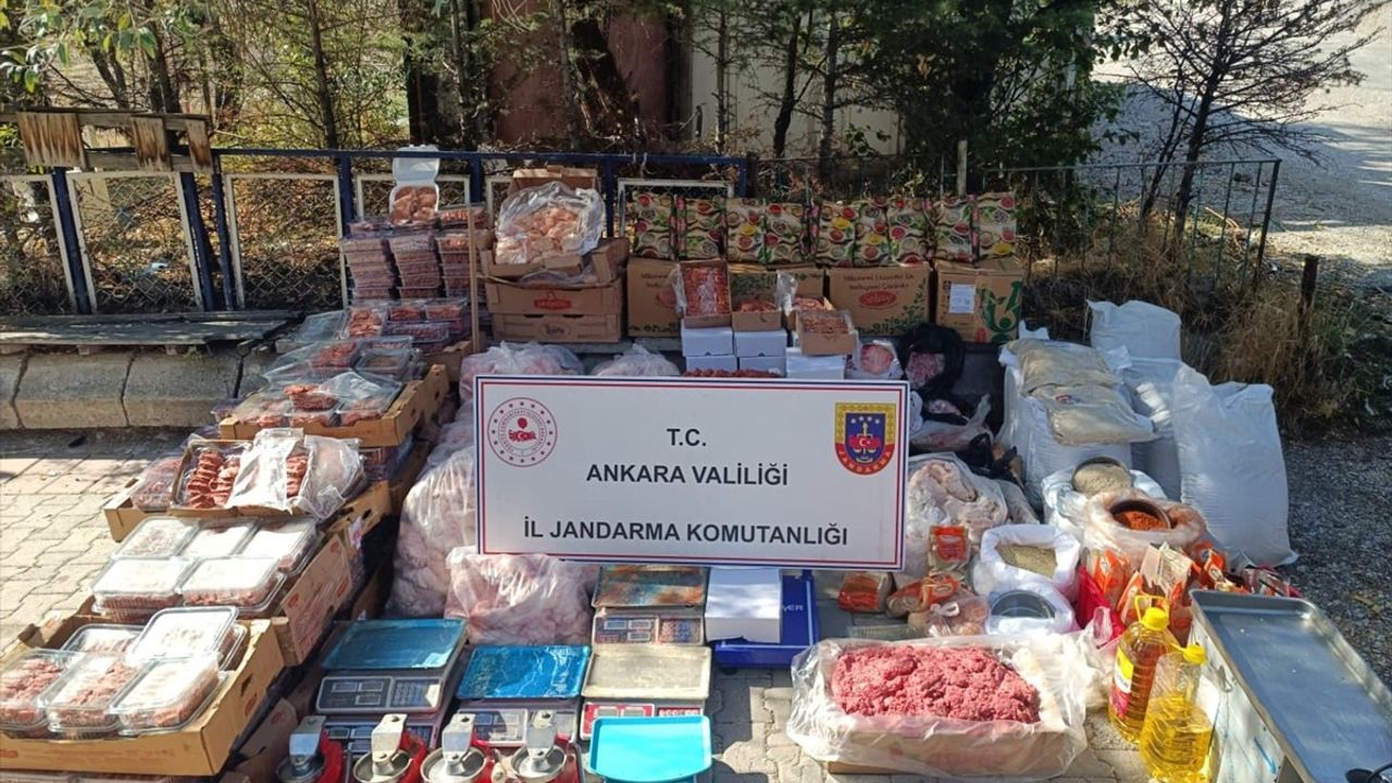 Ankara'da 1 Ton 200 Kilogram Bozuk Et Ele Geçirildi