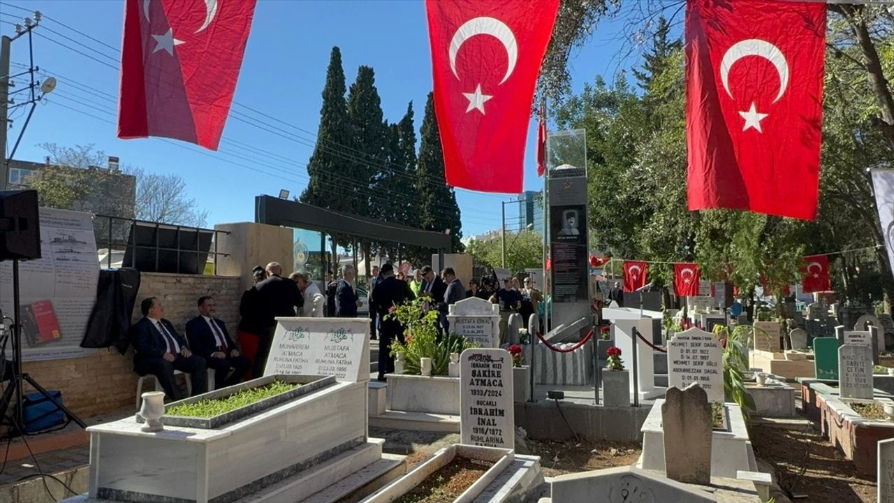 Antalya'da Yüzbaşı Mustafa Ertuğrul Aker Anıt Mezarı Açıldı