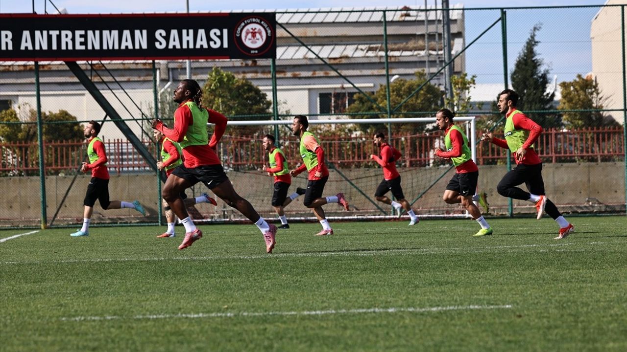 Arca Çorum FK Kütahyaspor Maçına Hazırlanıyor