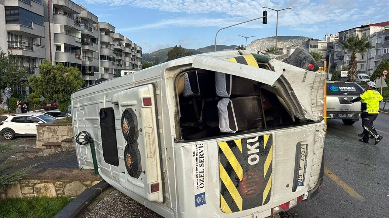 Aydın'da Minibüs Kazası: 6 Yaralı