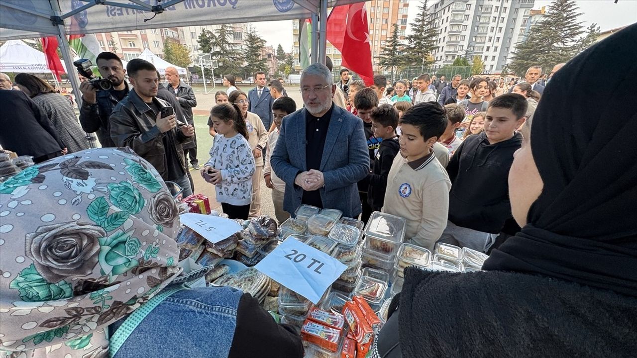 Çorum'da Filistin Halkı için Kermesler Düzenlendi