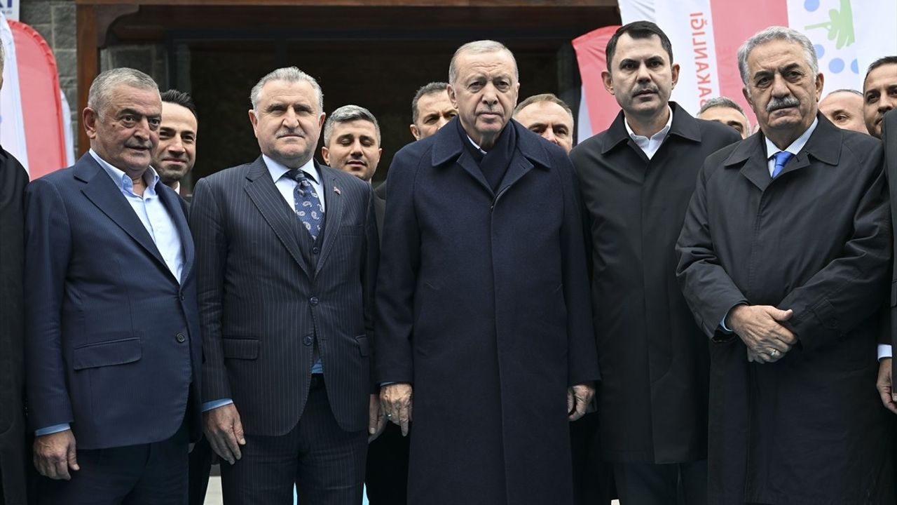 Cumhurbaşkanı Erdoğan Ayder Yaylası'nda İncelemelerde Bulundu
