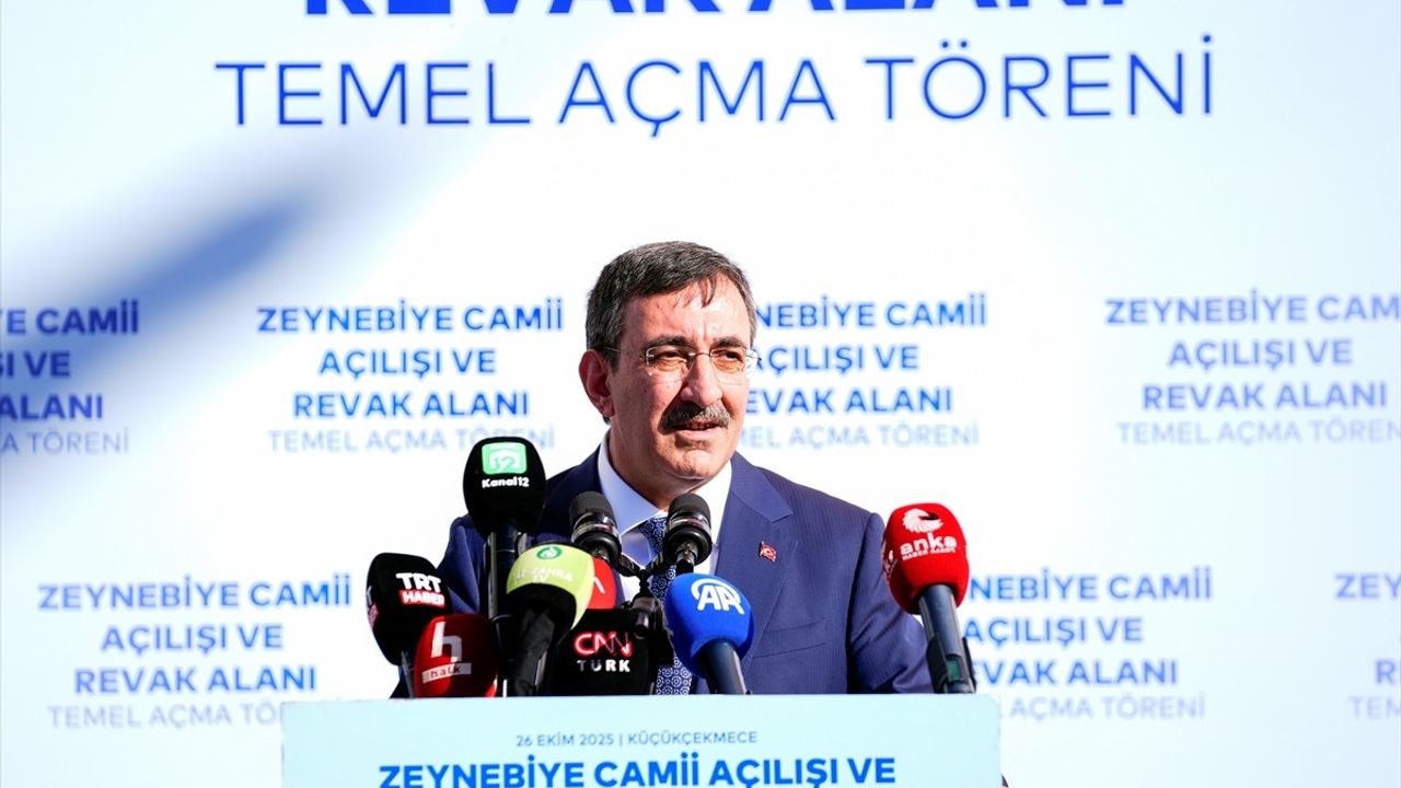 Cumhurbaşkanı Yardımcısı Yılmaz'dan Zeynebiye Camii Açılışında Önemli Mesajlar