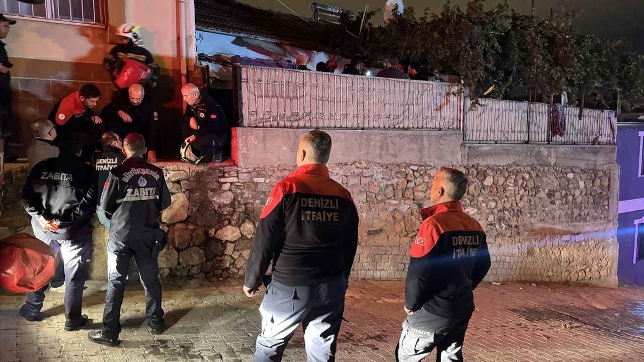 Denizli'de Düğün Hazırlığı Sırasında Tavan Çöktü