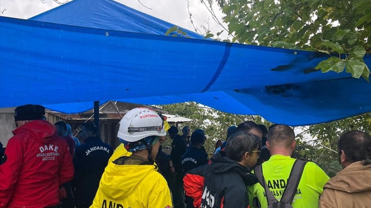 Düzce'de Kaybolan Kişi İçin Arama Kurtarma Faaliyetleri Başladı