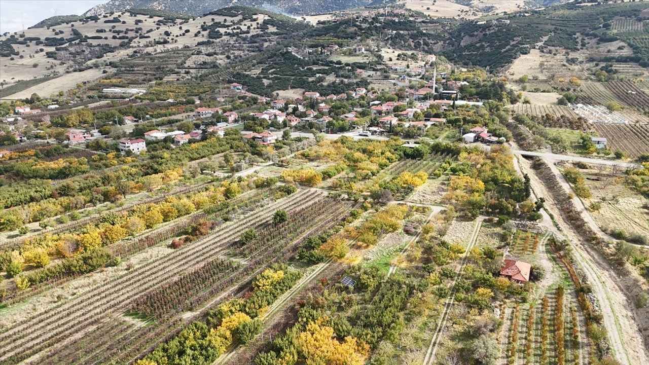 Eğirdir Gölü Sonbaharda Havadan Görüntülendi