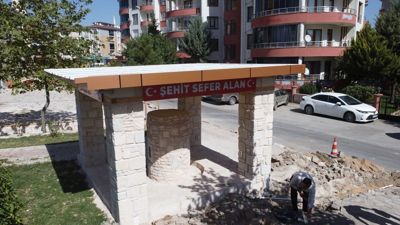 Elazığ'da Şehit Oğluna Anısına Yapılan Hayır Çeşmesi