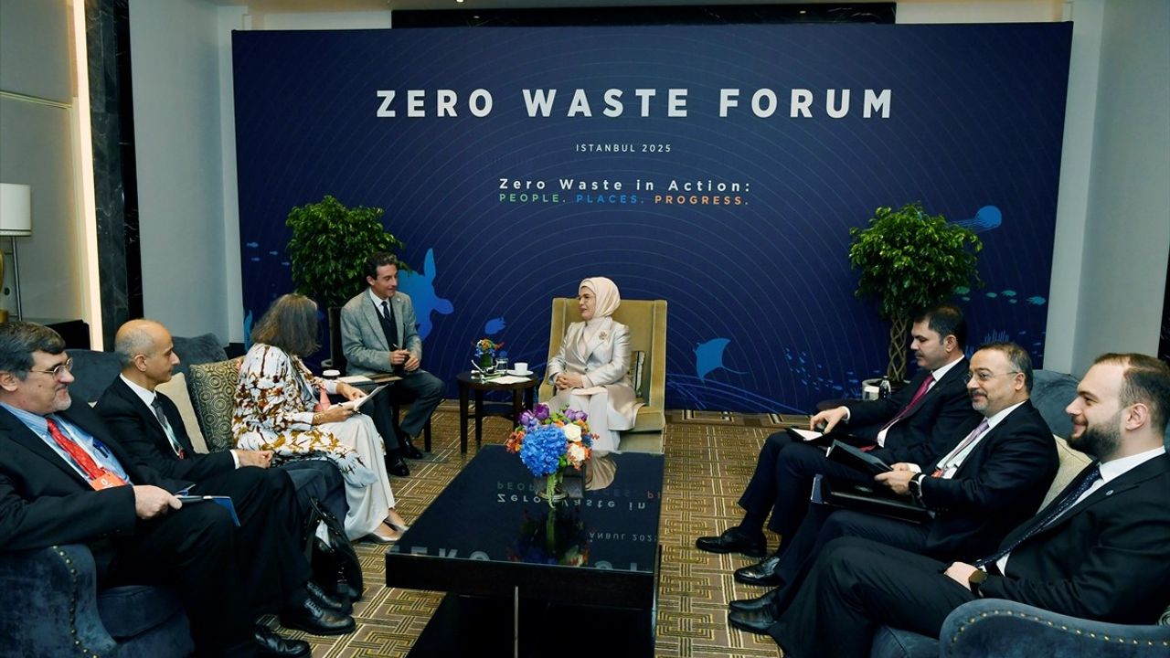 Emine Erdoğan ve BM Habitat İcra Direktörü Rossbach Görüştü