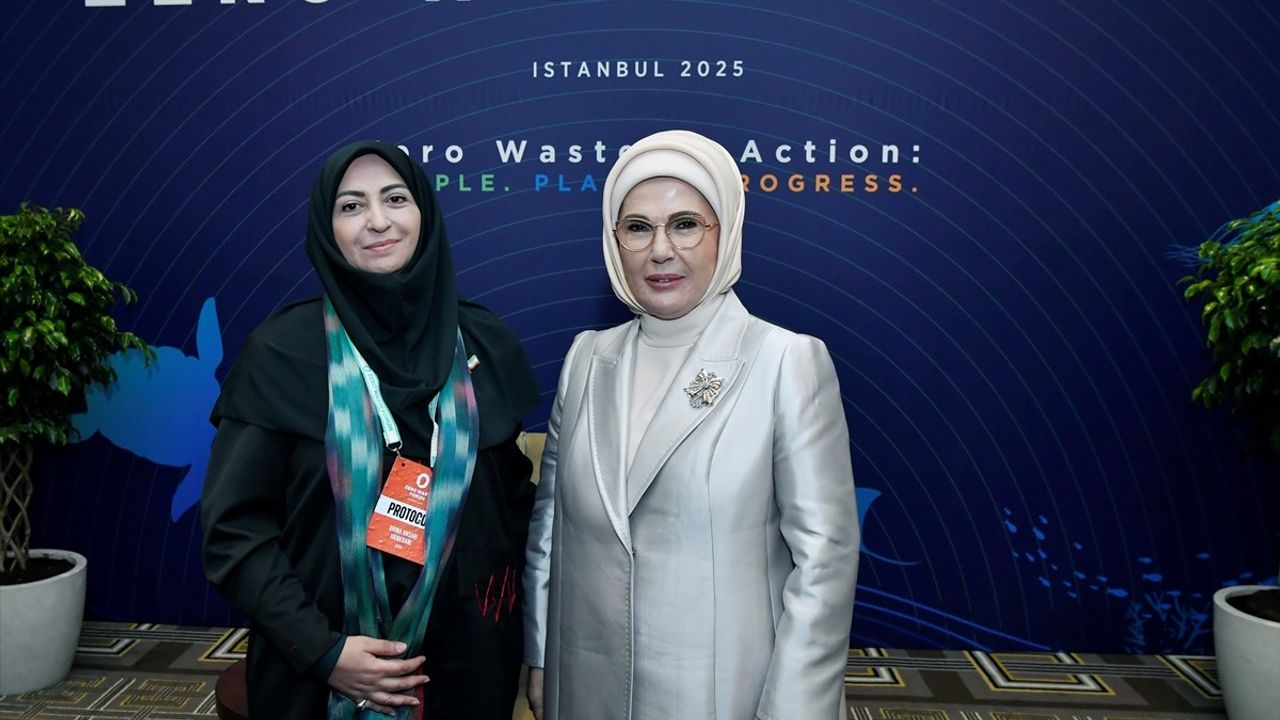 Emine Erdoğan ve Shina Ansari'den Çevre İşbirliği Vurgusu
