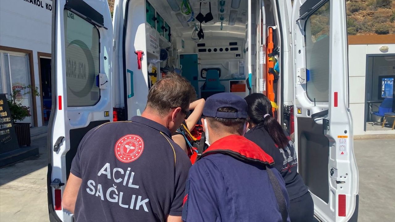 Fethiye Açıklarında Ticari Yatta Yaralanma Olayı