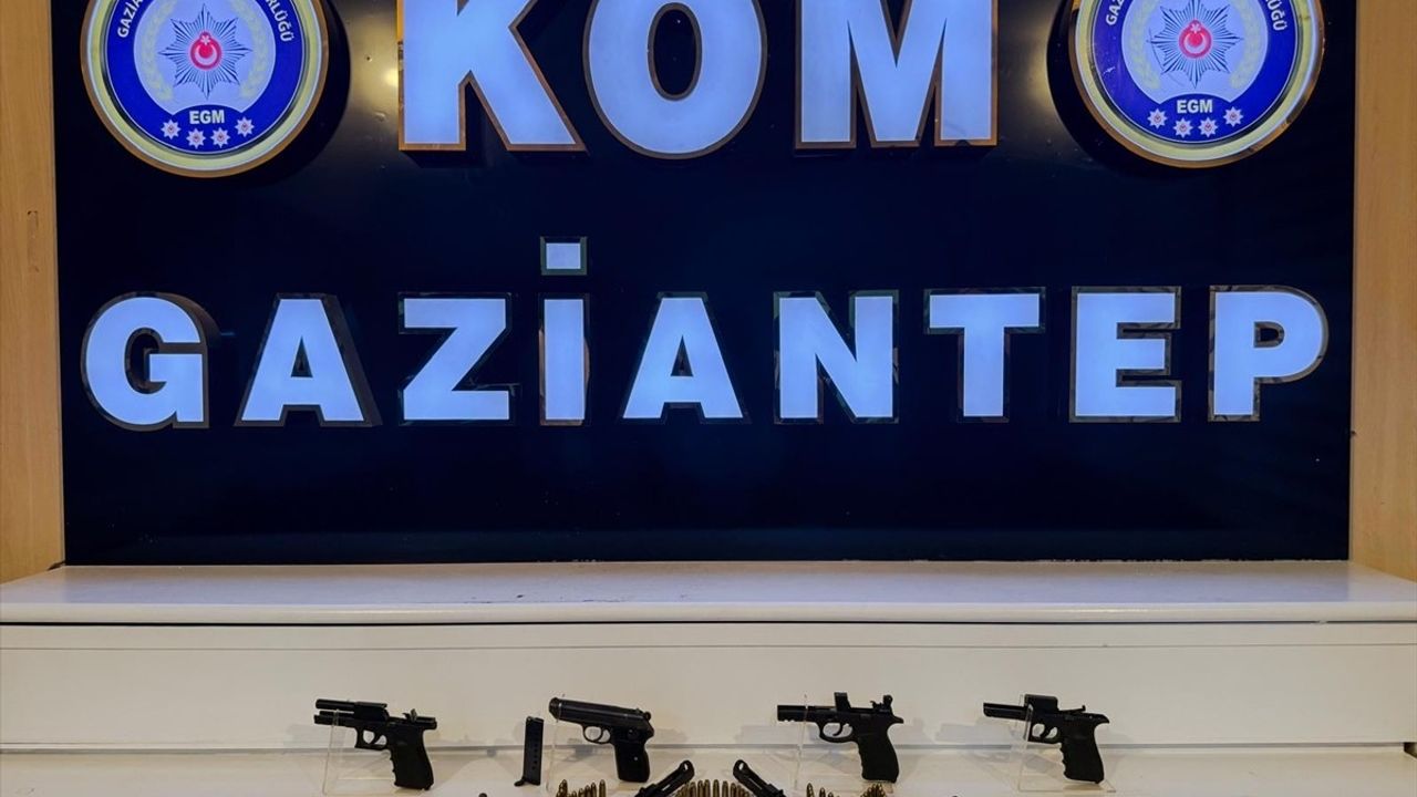 Gaziantep'te Silah Kaçakçılığı Operasyonu: İki Şüpheli Gözaltında