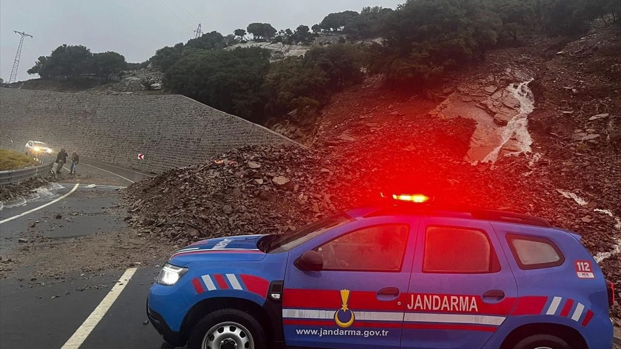 Gökçeada'da Yaşanan Kuvvetli Sağanak
