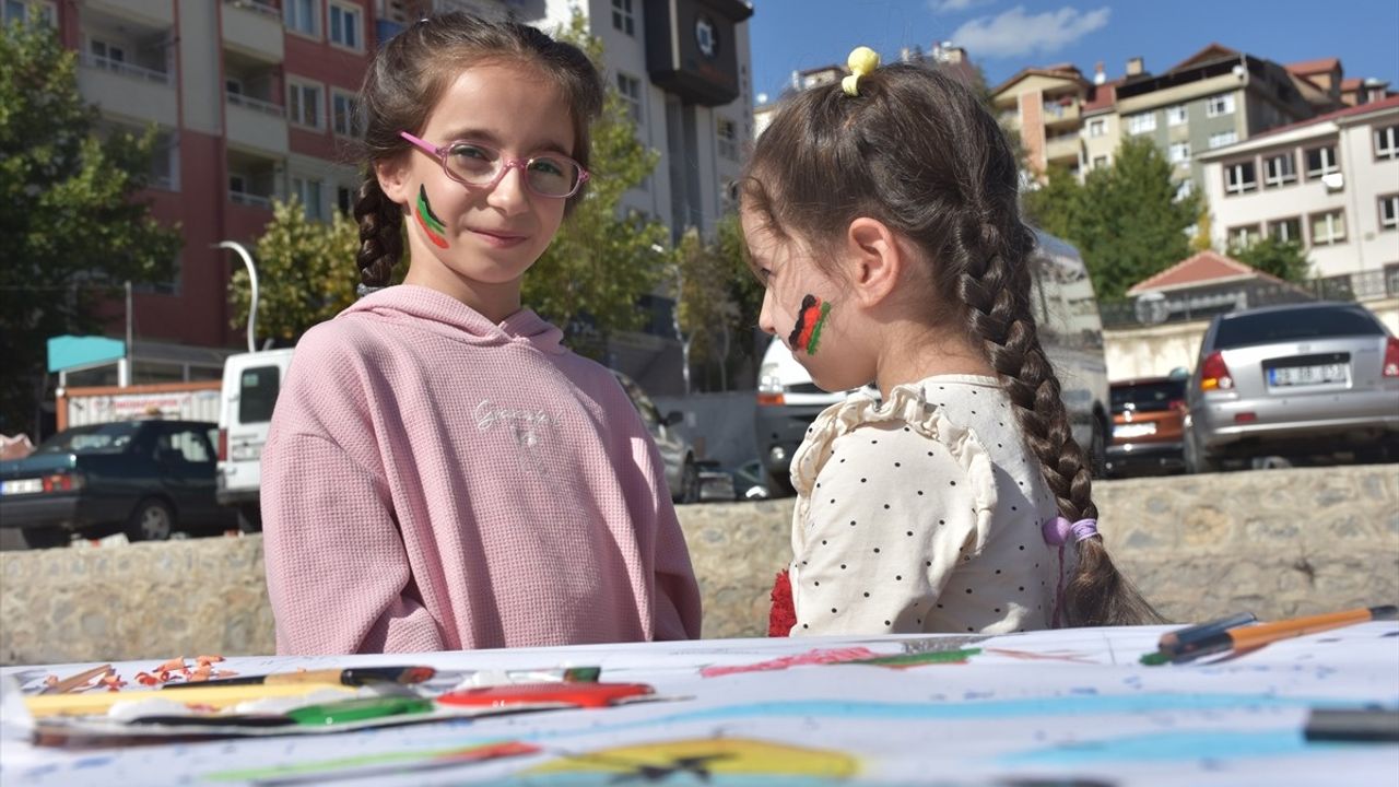 Gümüşhane'de Filistinli Çocuklar İçin Etkinlik Düzenlendi