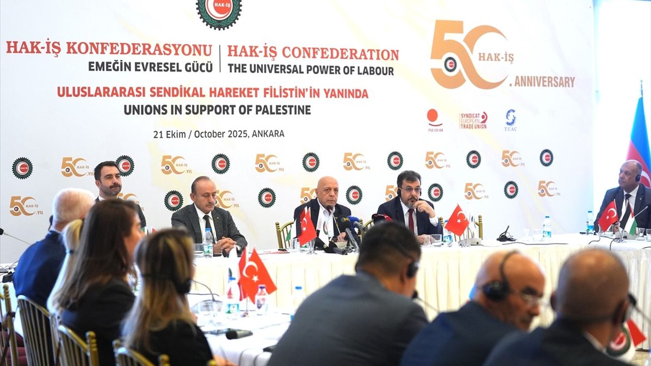 HAK-İŞ'ten Filistin'e Destek Programı