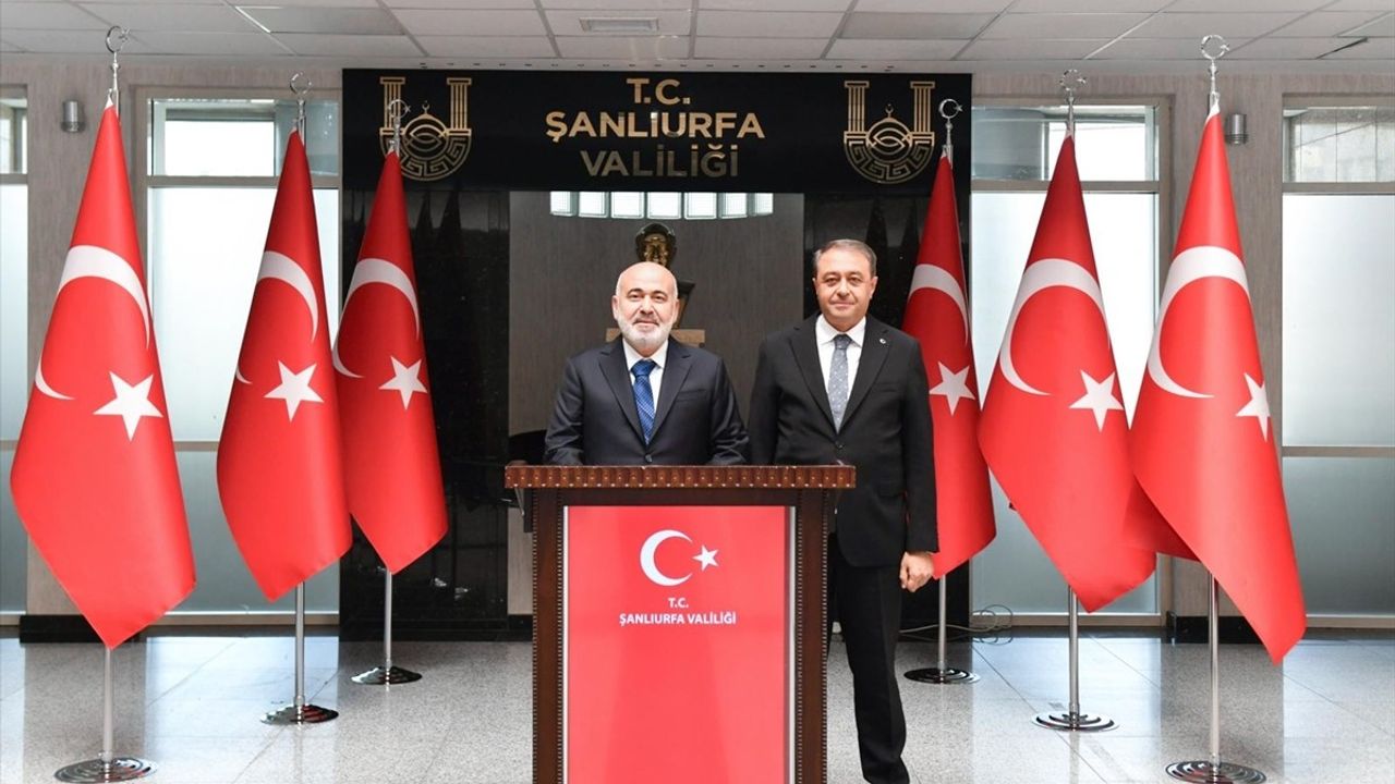 İçişleri Bakan Yardımcısı Sağlam, Şanlıurfa Valisi Şıldak'ı Ziyaret Etti