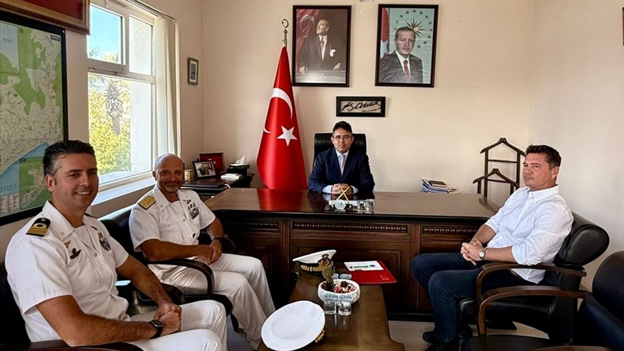 İtalya Deniz Kuvvetleri Fırkateyni Marmaris'te