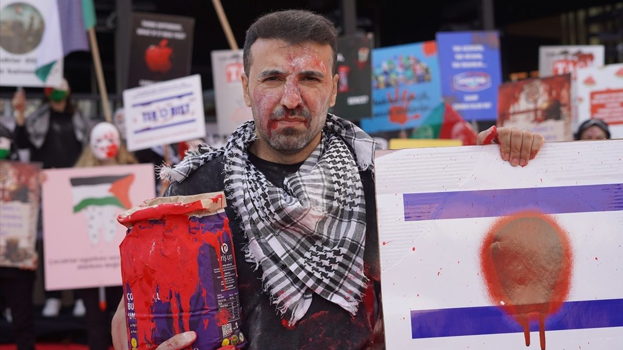 Kahramanmaraş'ta Filistin'e Destek Eylemleri