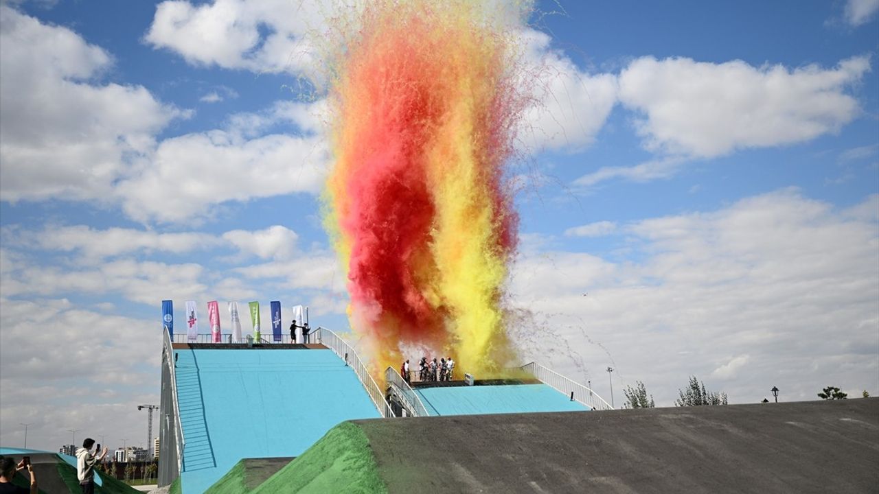 Kayseri'de Yeni BMX Parkuru ve Bisiklet Eğitim Alanı Açılışı Yapıldı