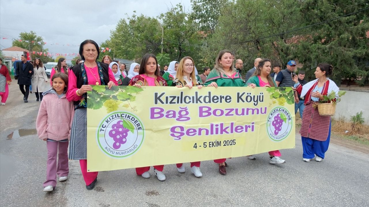 Kızılcıkdere 5. Bağ Bozumu Şenlikleri Kırklareli'nde Başladı