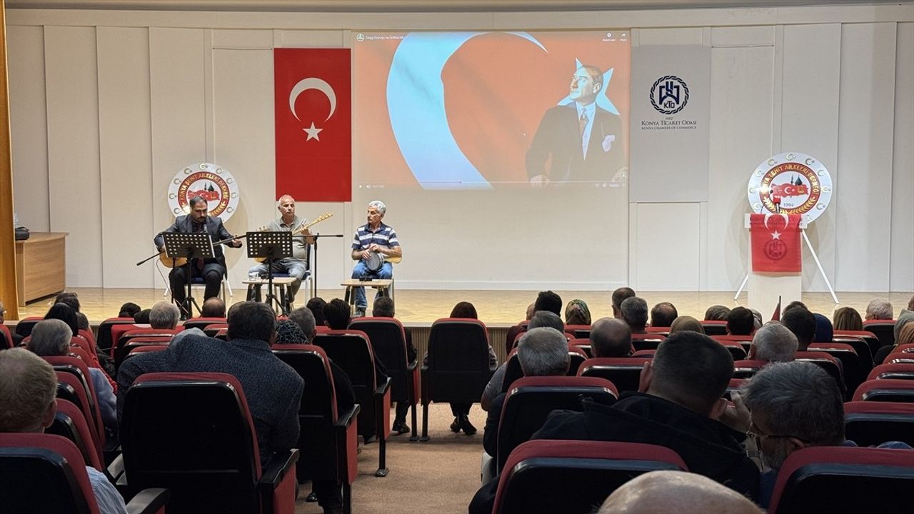Konya'da Şehitlere Saygı Gecesi Düzenlendi