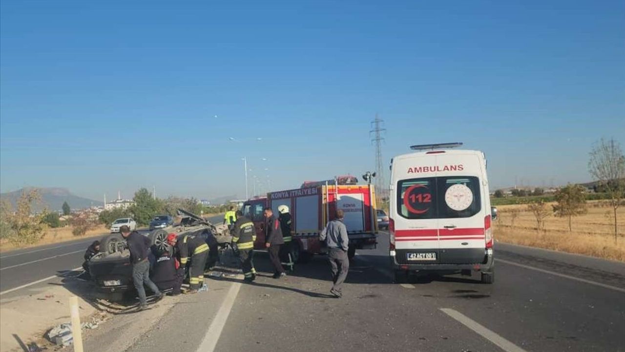 Konya Seydişehir'de Trafik Kazası: Üç Yaralı