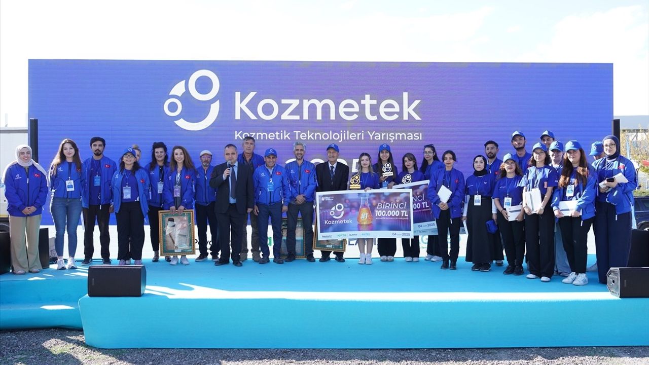 Kozmetik Teknolojileri Yarışması Ankara'da Başarıyla Gerçekleştirildi