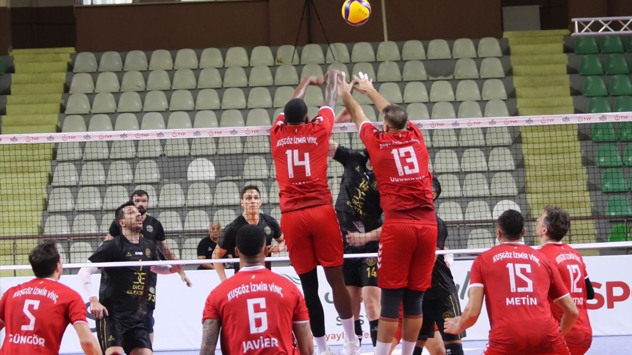 Kuşgöz İzmir Vinç Akkuş Belediyespor, Cizre'yi 3-1 Mağlup Etti
