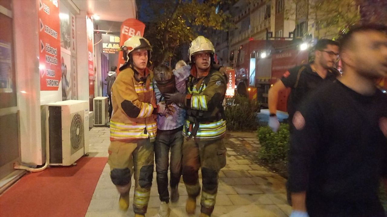 Manisa'da Tartışma Sonrası Evi Ateşe Veren Adam