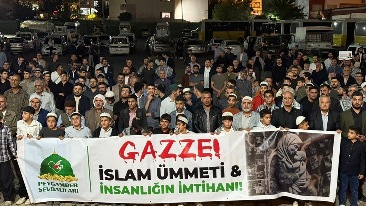 Mardin'de Gazze'ye Destek Programı Düzenlendi