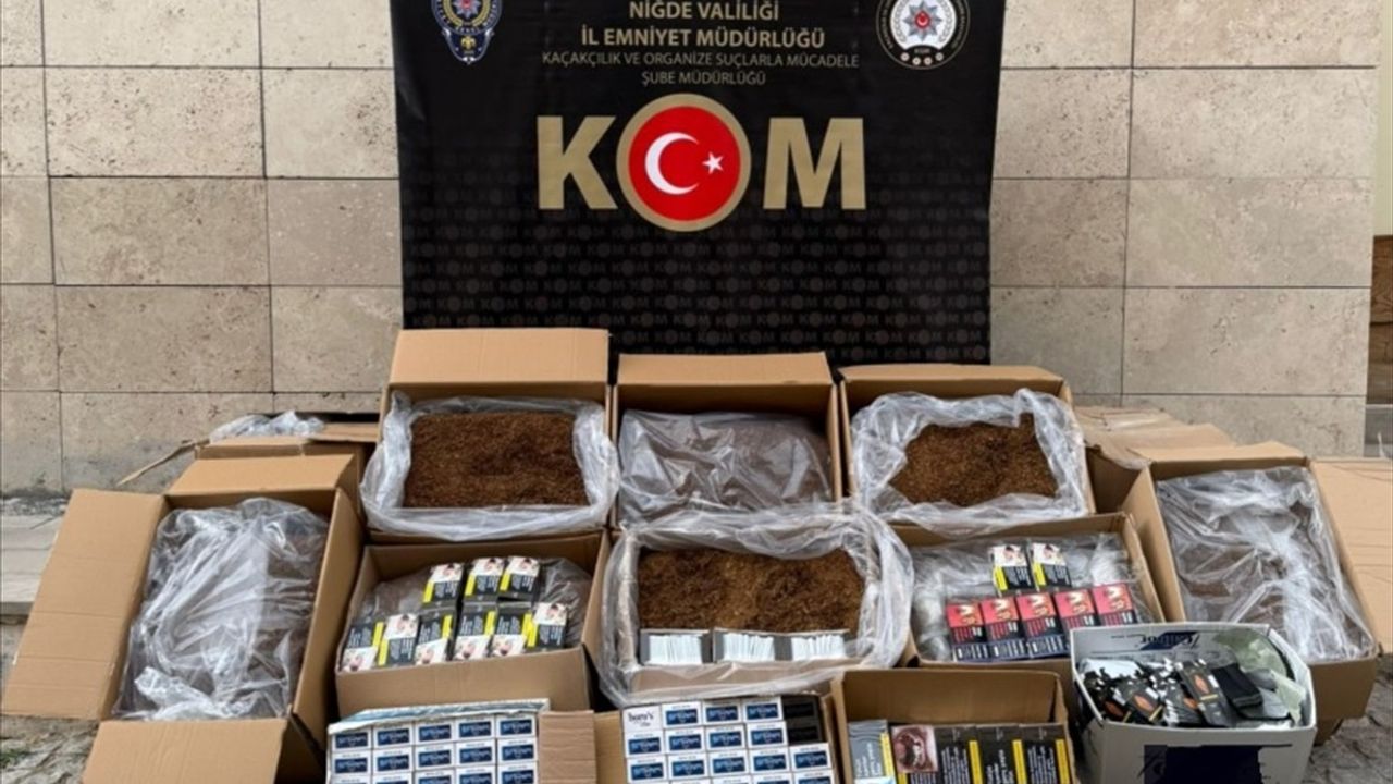 Niğde'de Kaçakçılık Operasyonu: 3 Şüpheli Yakalandı