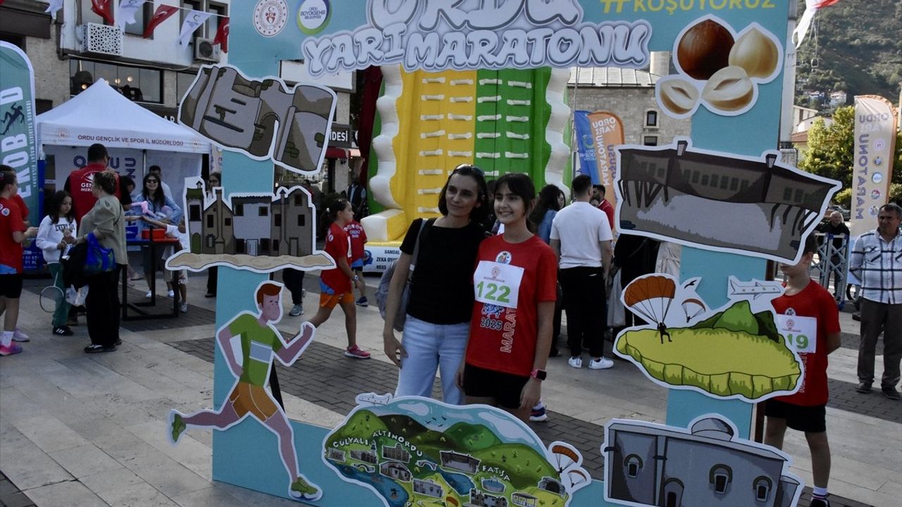 Ordu'da Çocuk Maratonu Coşkusu